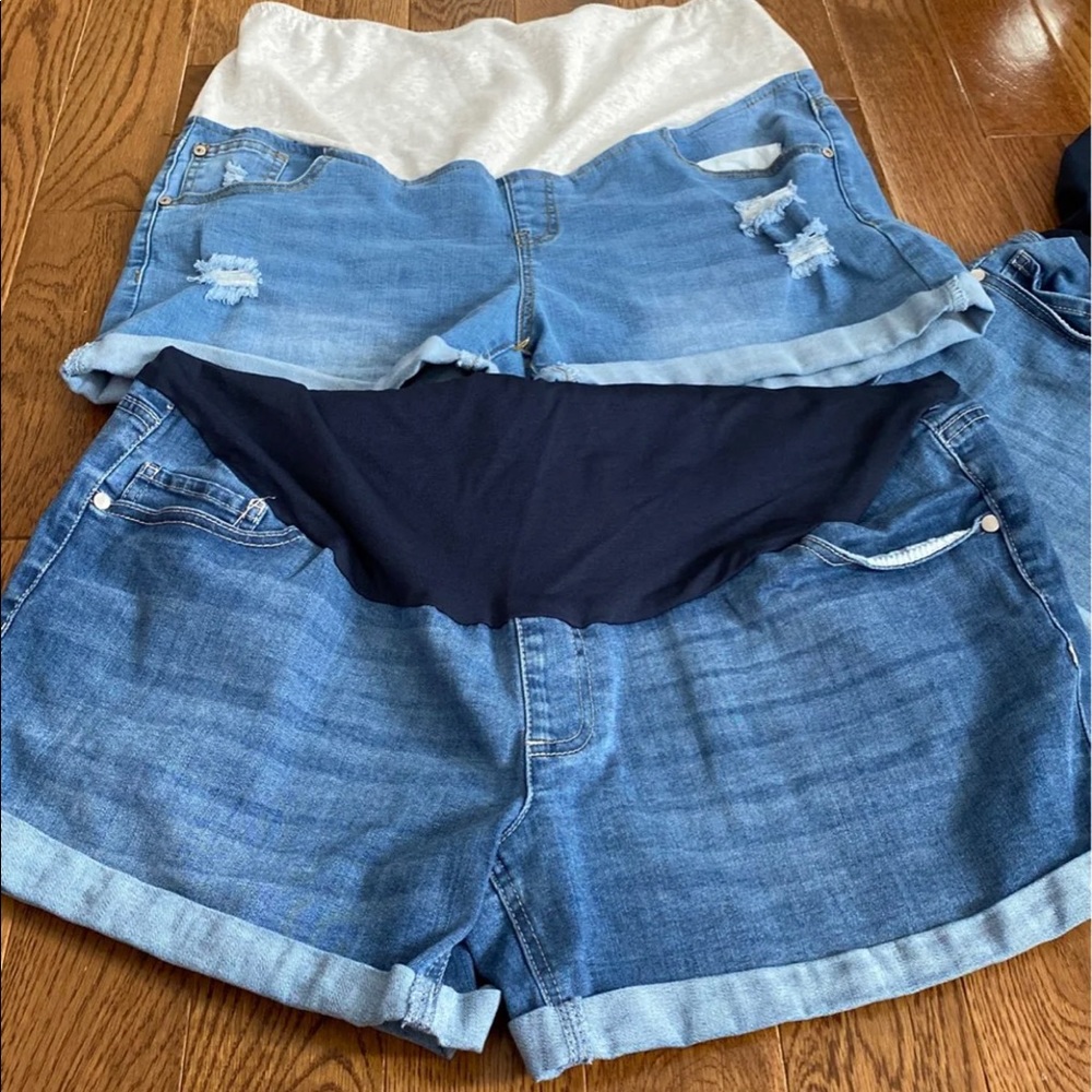 Maternity Jean shorts